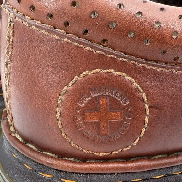 Dr. Martens Men's Nevin Lace Up Brown Leather Oxford Shoe Men’s U.S. 10 Gum Sole - Picture 8 of 10